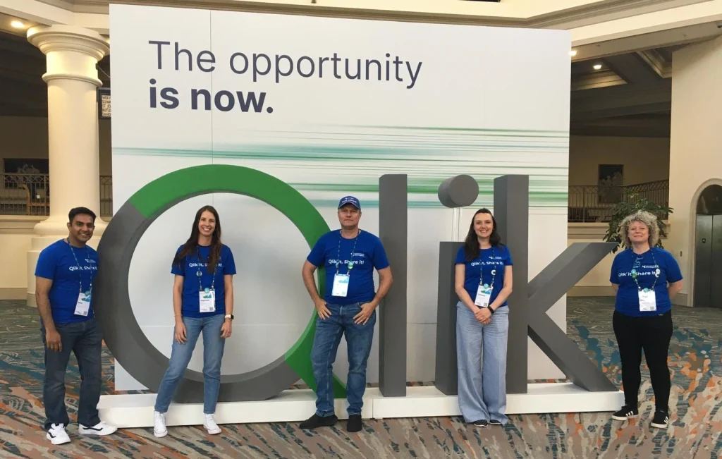 Differentia Consulting team at Qlik Connect for Differentia Consulting Newsletter Summer 2024